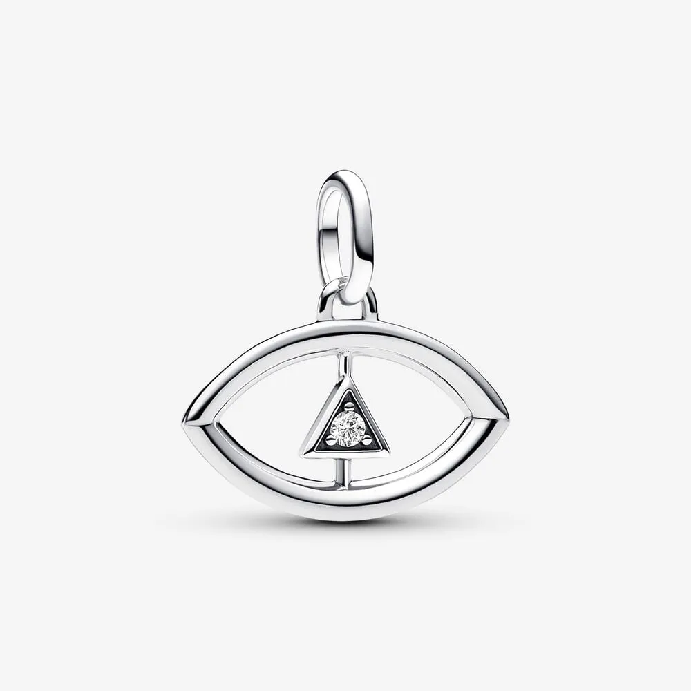 talisman de tip medalion cu ochiul protector pandora me 793372c01
