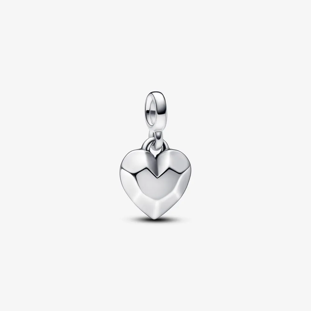 talisman de tip mini pandantiv inimă fațetată pandora me 792305c00