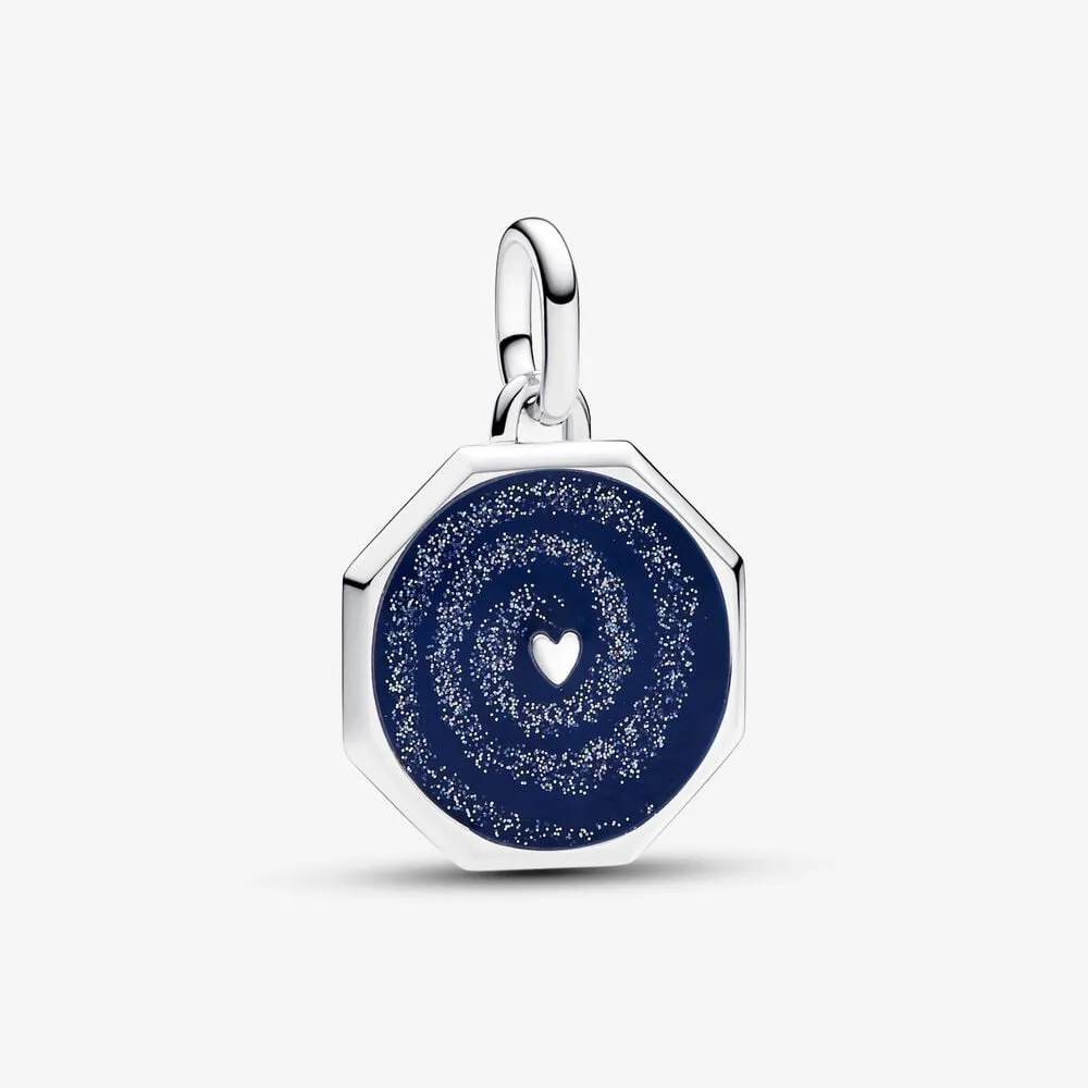 talisman medalion cu inimioară și galaxie pandora me 793040c01