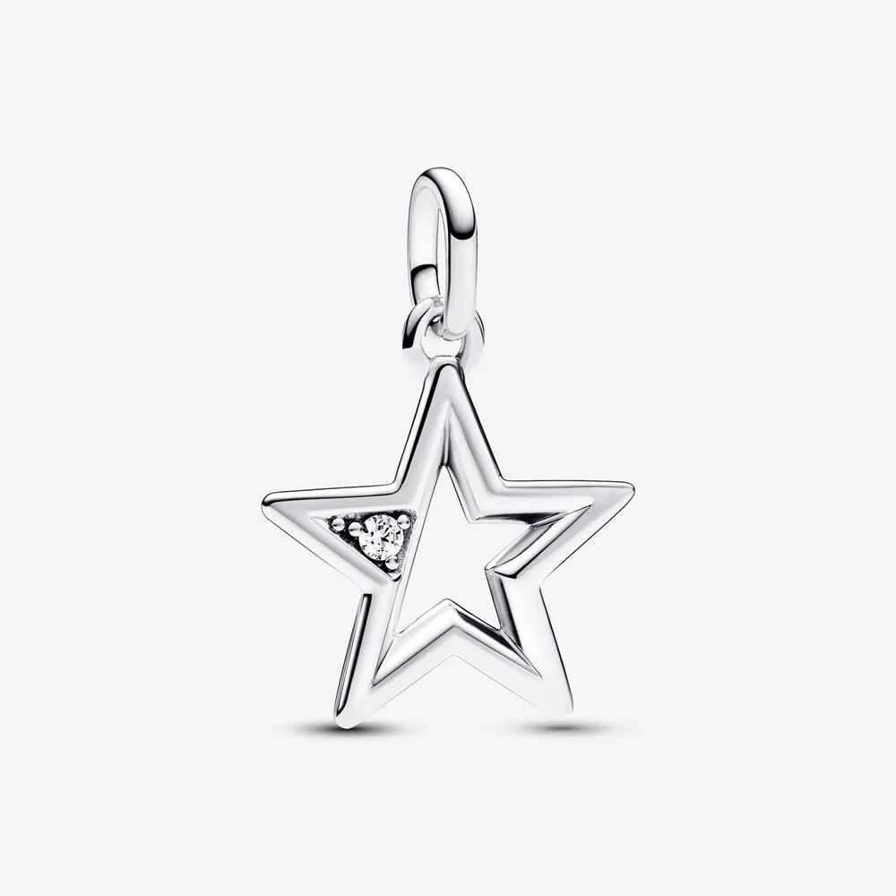 talisman medalion cu stea strălucitoare pandora me 793032c01