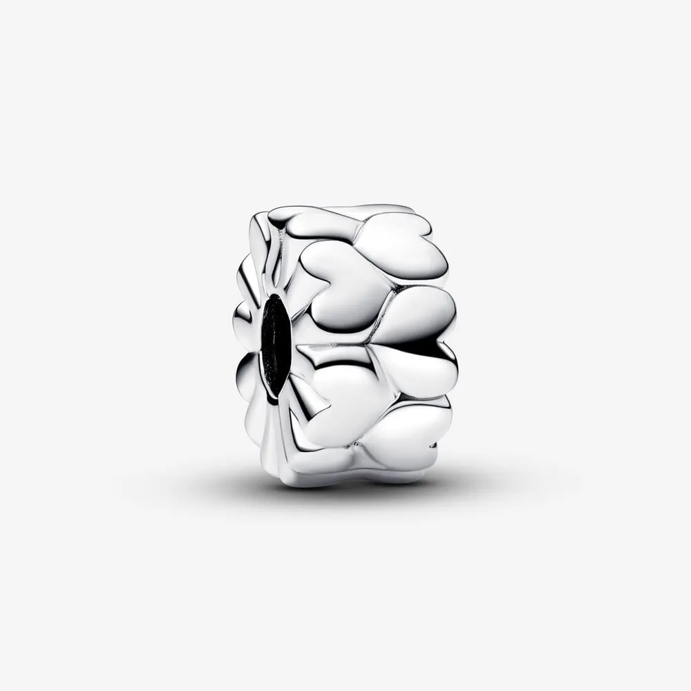 talisman pandora cu fixare ușoară cu model cu inimi 792828c00