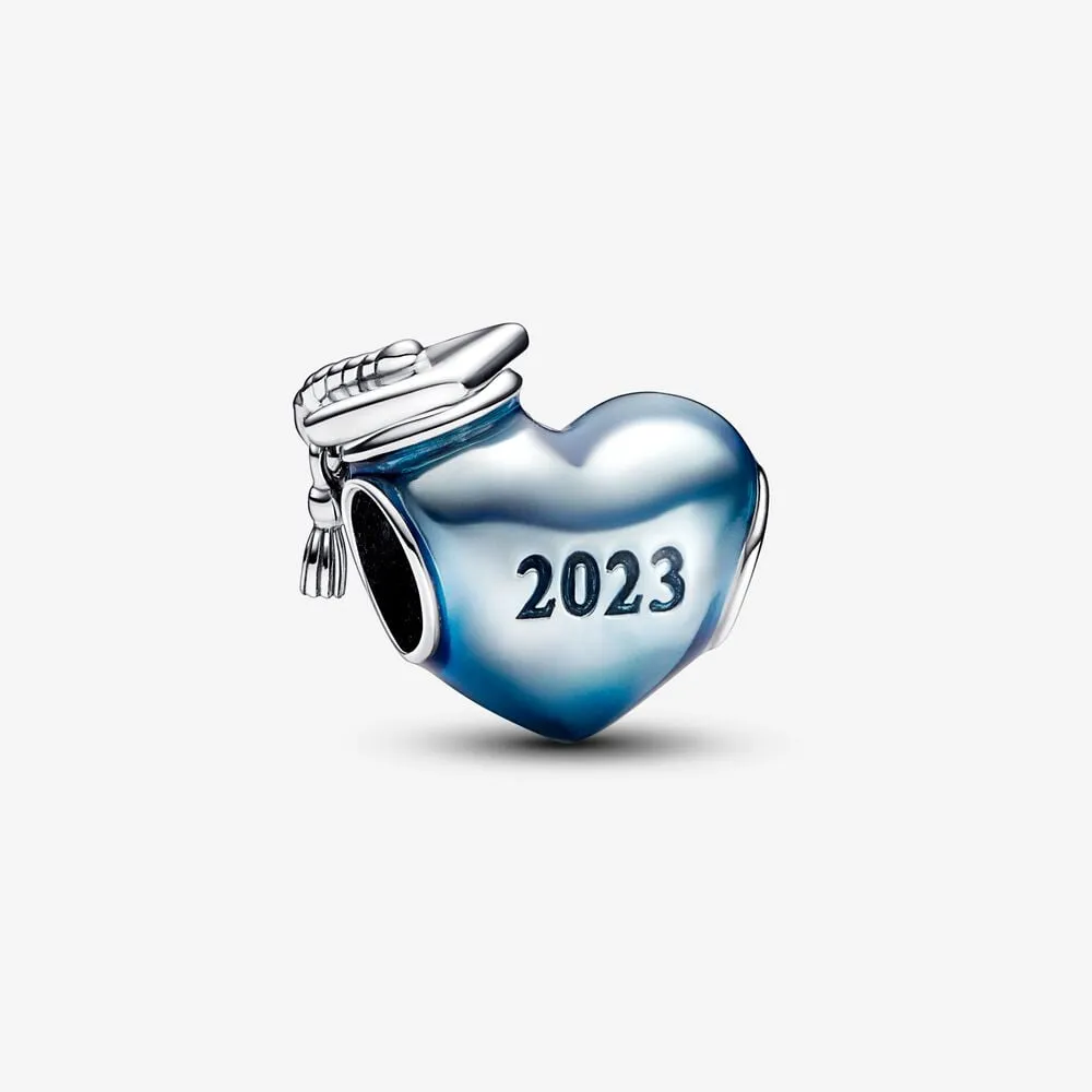 talisman pandora cu inimioară albastră pentru absolvire 2023 792590c01