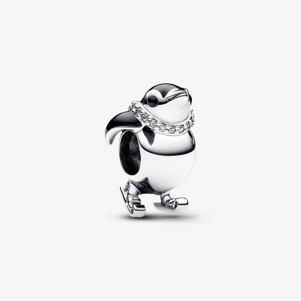 talisman pandora cu pinguin schior 792988c01