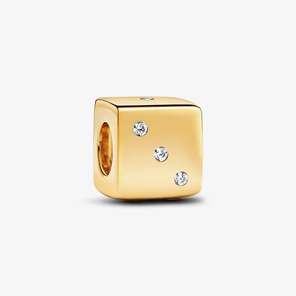 talisman pandora cu zaruri strălucitoare 761269c01