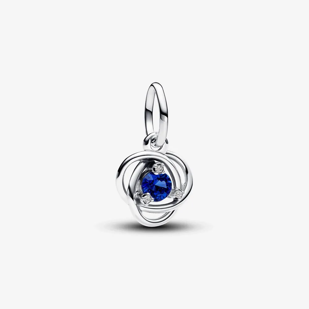 talisman pandora de tip pandantiv cu cercul eternității în nuanța albastru 793125c09