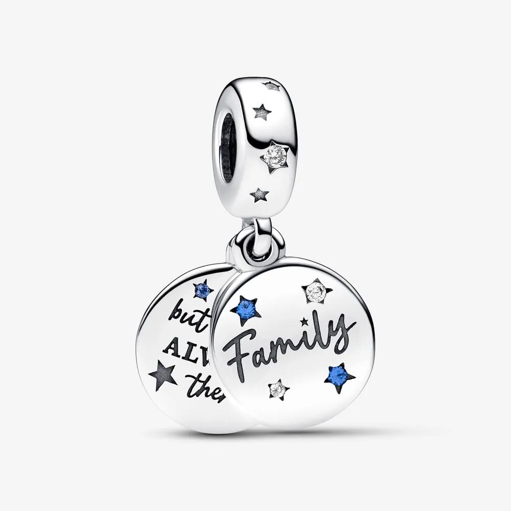 talisman pandora de tip pandantiv dublu dedicat iubirii familiei 792987c01