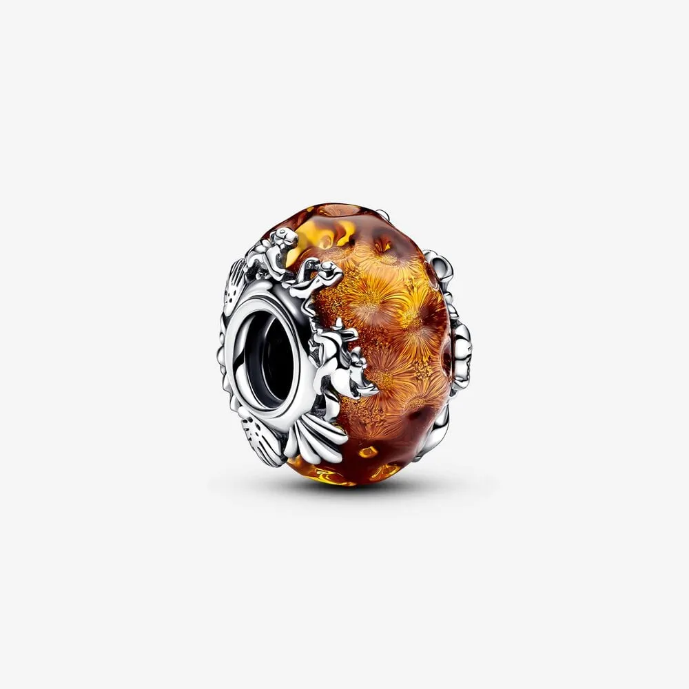 talisman pandora din sticlă de murano cu regele leu de la disney 793252c00