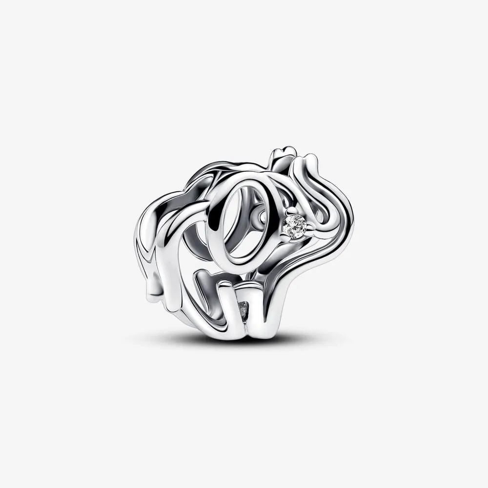 talisman pandora elefant cu structură dantelată 793345c01