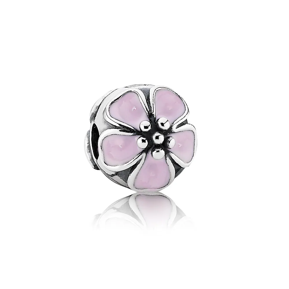 clips pandora cherry blossom din argint