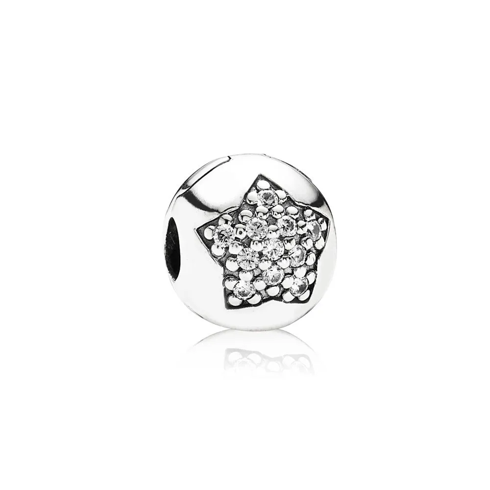 clips stea pavé 791056cz talismane pandora