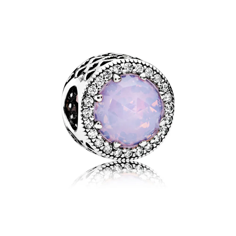inimi strălucitoare roz opalescent 791725nop talismane pandora