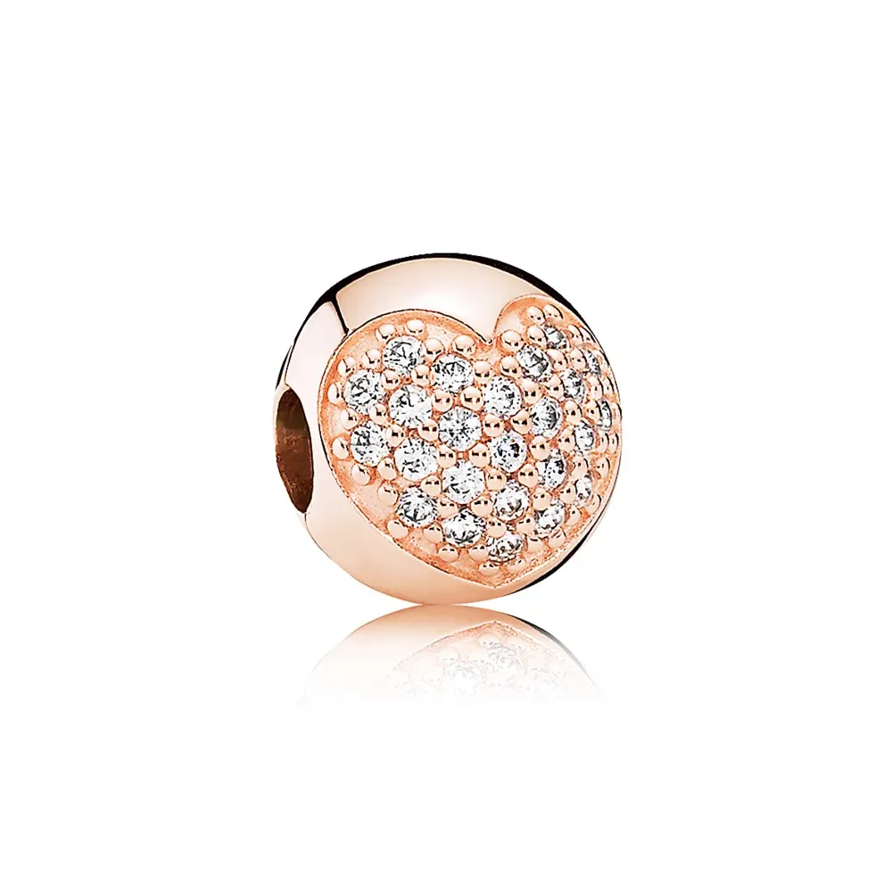 inimă pavé / met 781053cz talismane pandora
