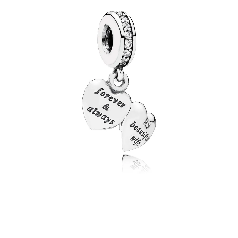pandantiv frumoasa mea soţie din argint 925 cu zirconiu cubic 791524cz talismane pandora