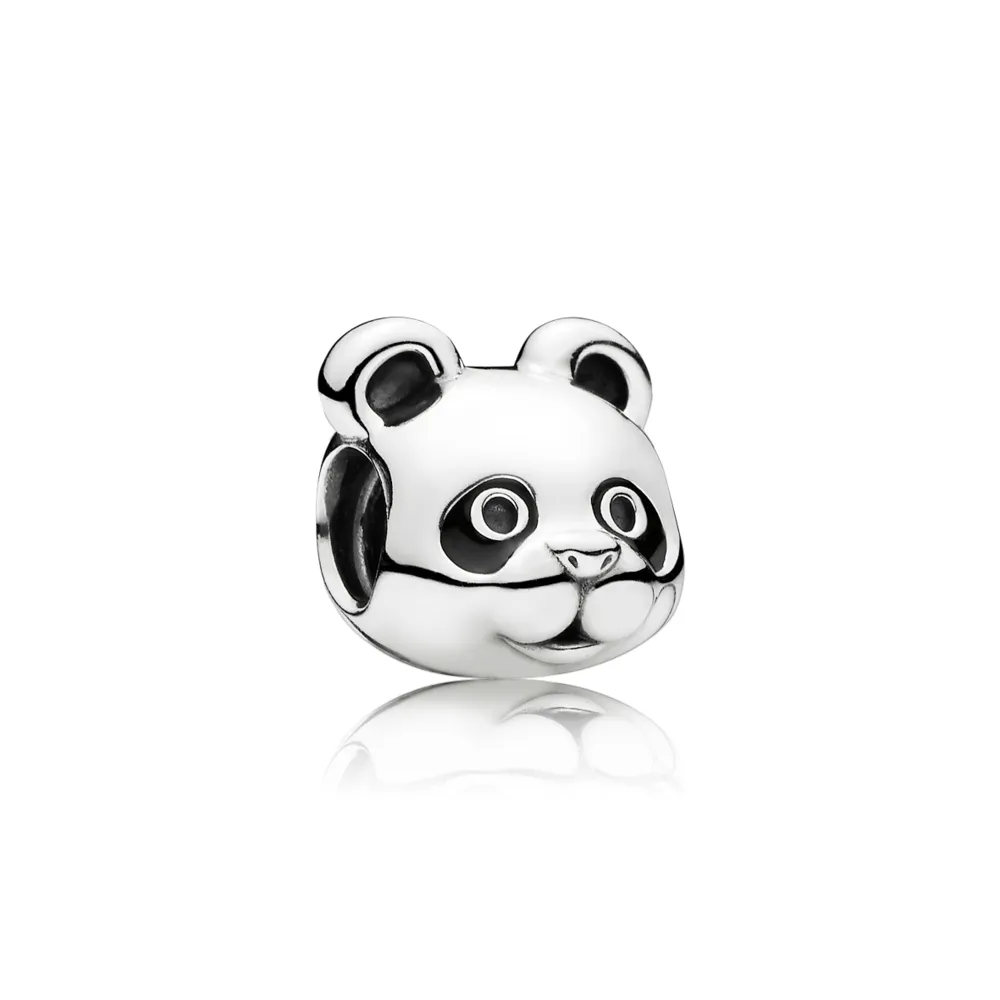 Talisman Panda, din argint 925, cu email negru - 791745EN16 - Ta