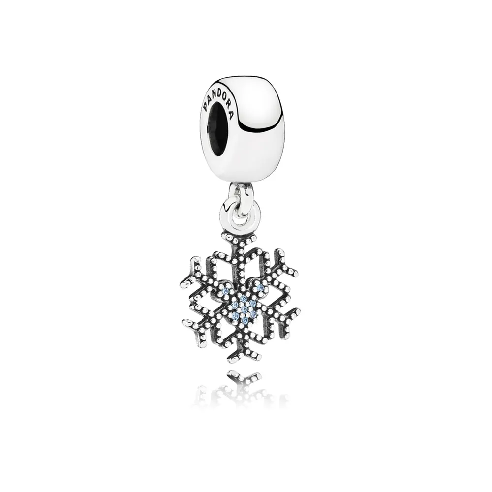 talisman pandantiv pandora disney lui mickey fulg de nea spumant din argint