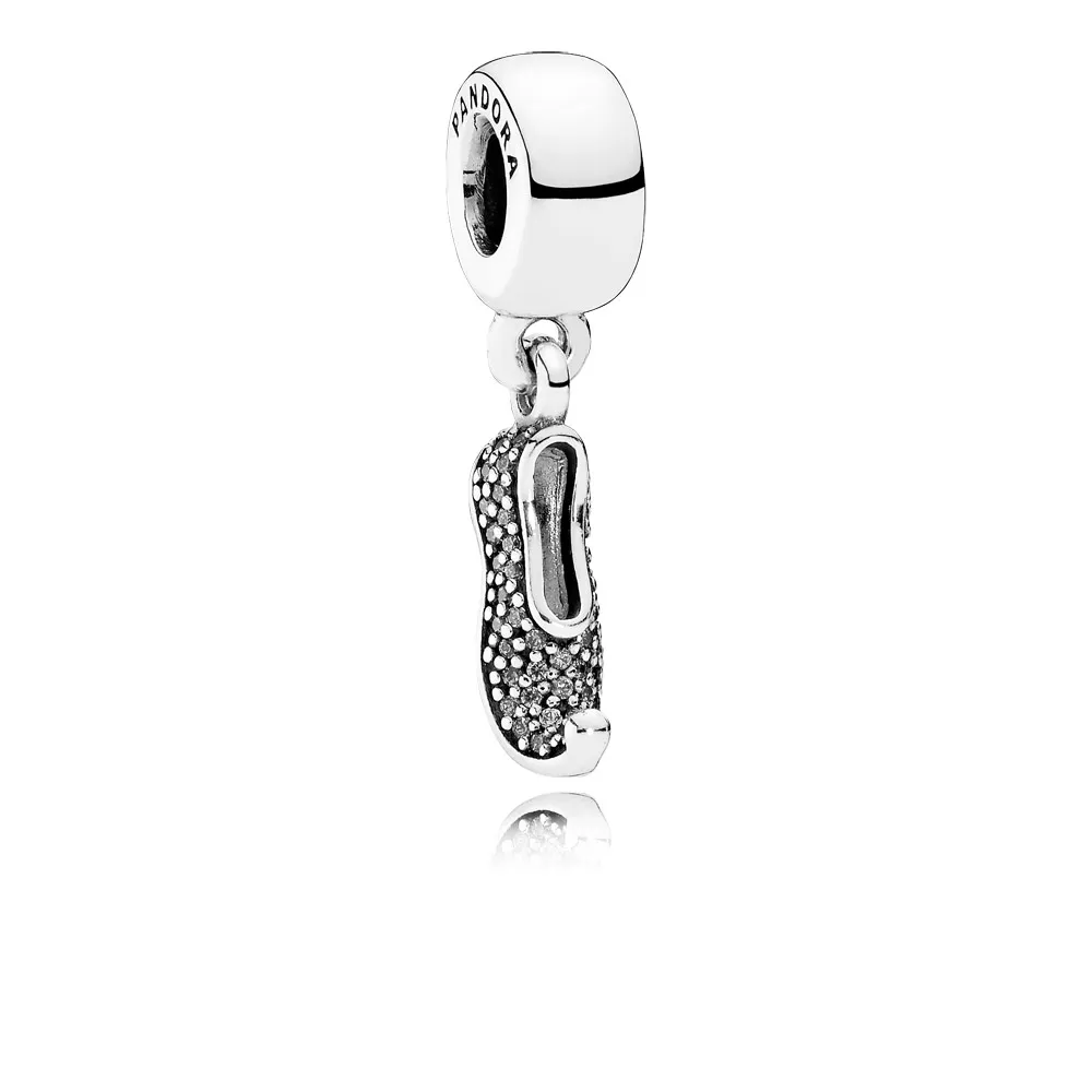 talisman pandantiv pandora disney slipperul strălucitor al jasmine din argint