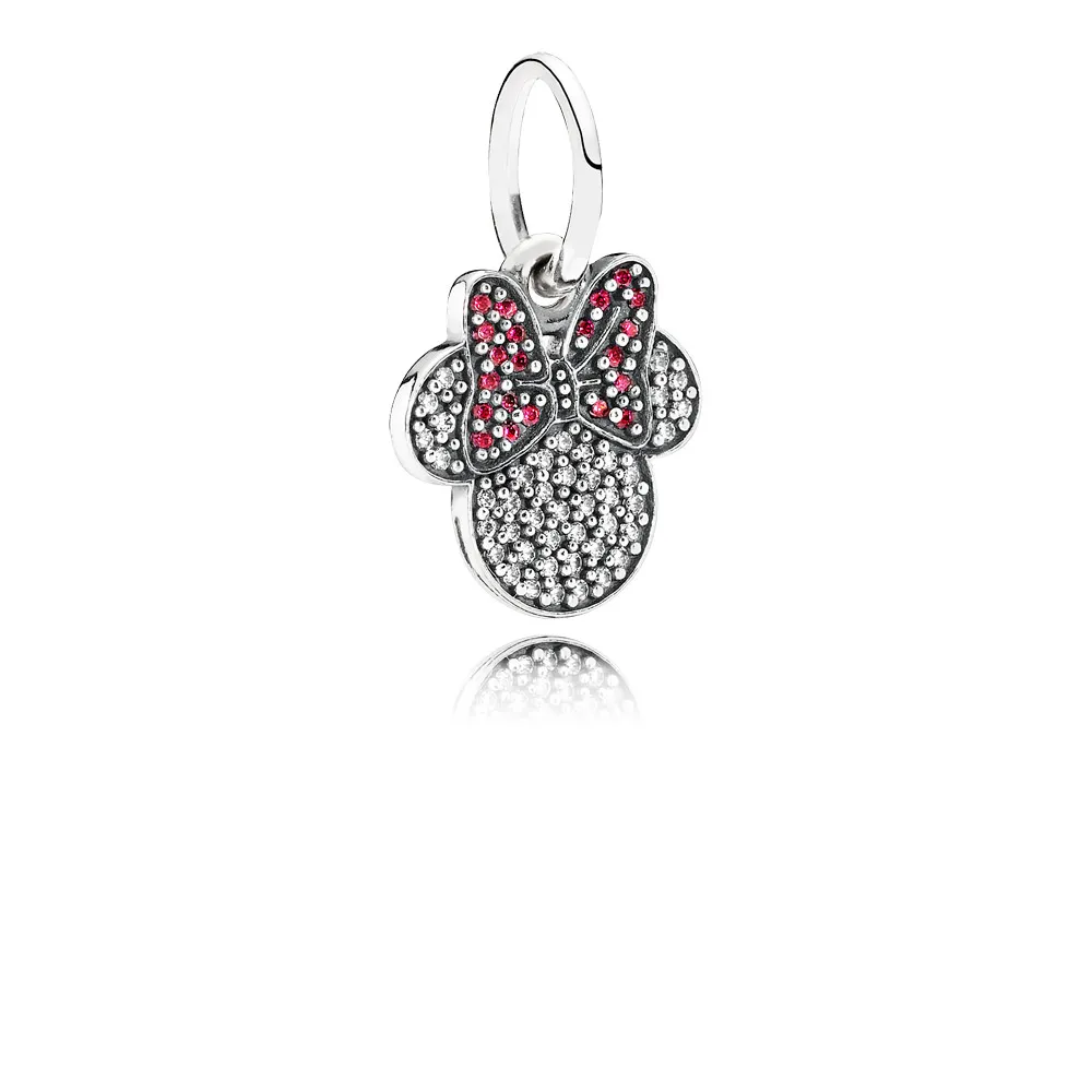 talisman pandantiv pandora disney spumant minnie icoană din argint