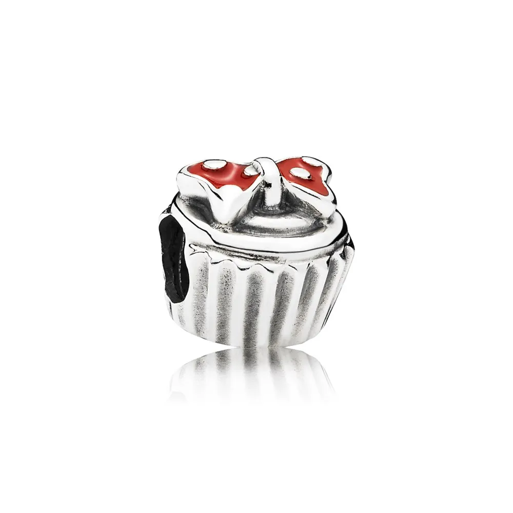 talisman pandora disney de la minnie cupcake din argint