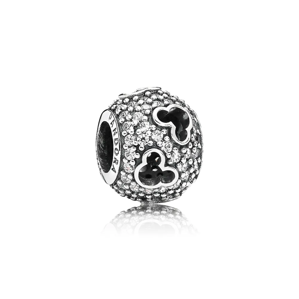 talisman pandora disney mickey siluete din argint