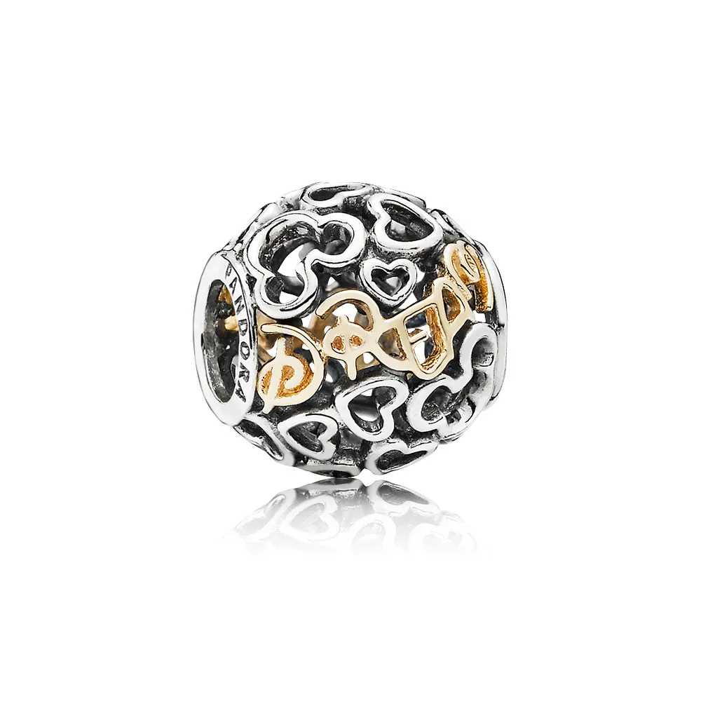talisman pandora disney vis din argint aur 14k