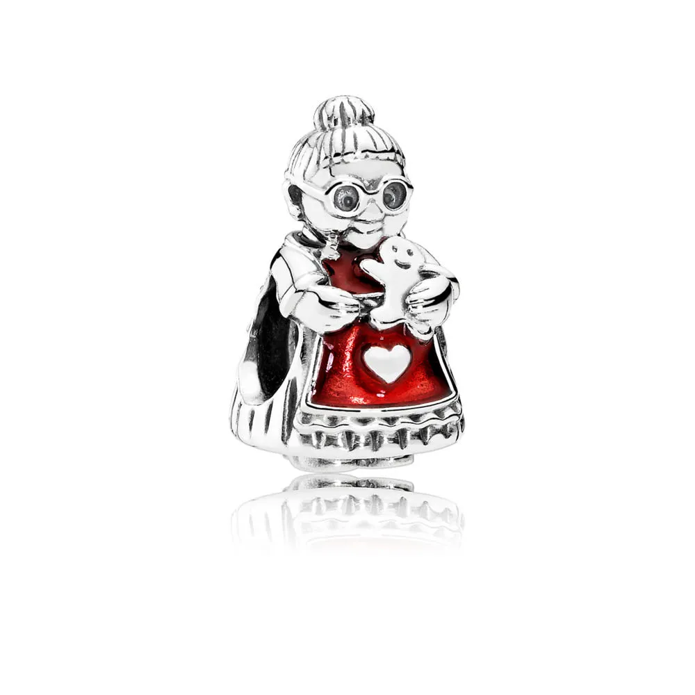 talisman pandora doamna crăciun din argint