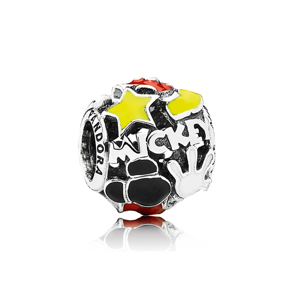 talisman pandora mickey mouse mickey mania din argint
