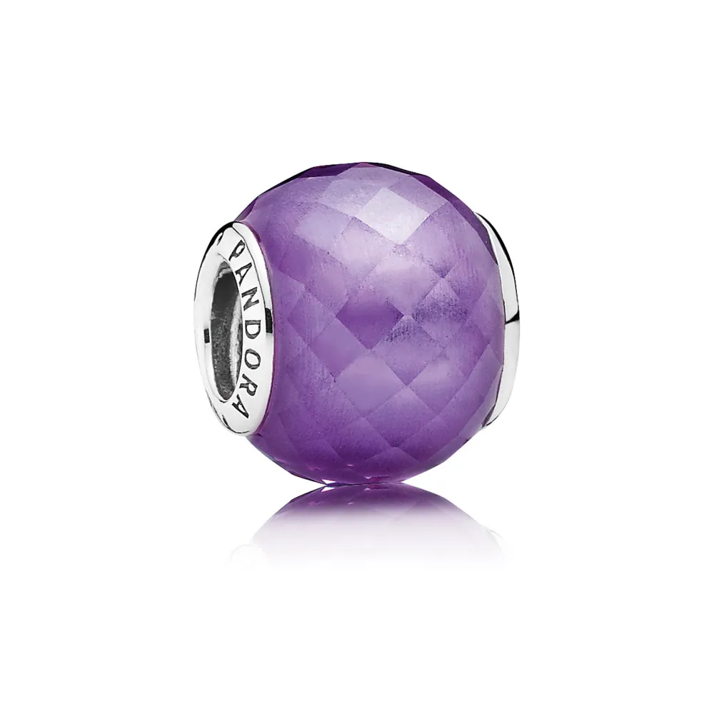 talisman pandora petite fatete violet din argint
