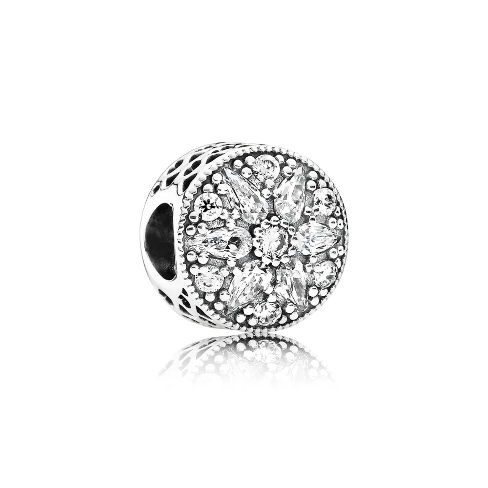 talisman pandora radiant bloom din argint