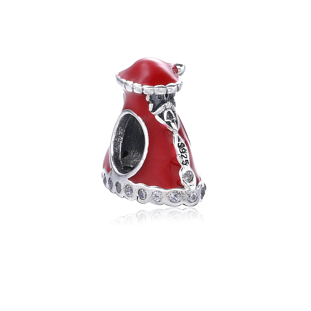 talisman pandora rochie de crăciun din argint