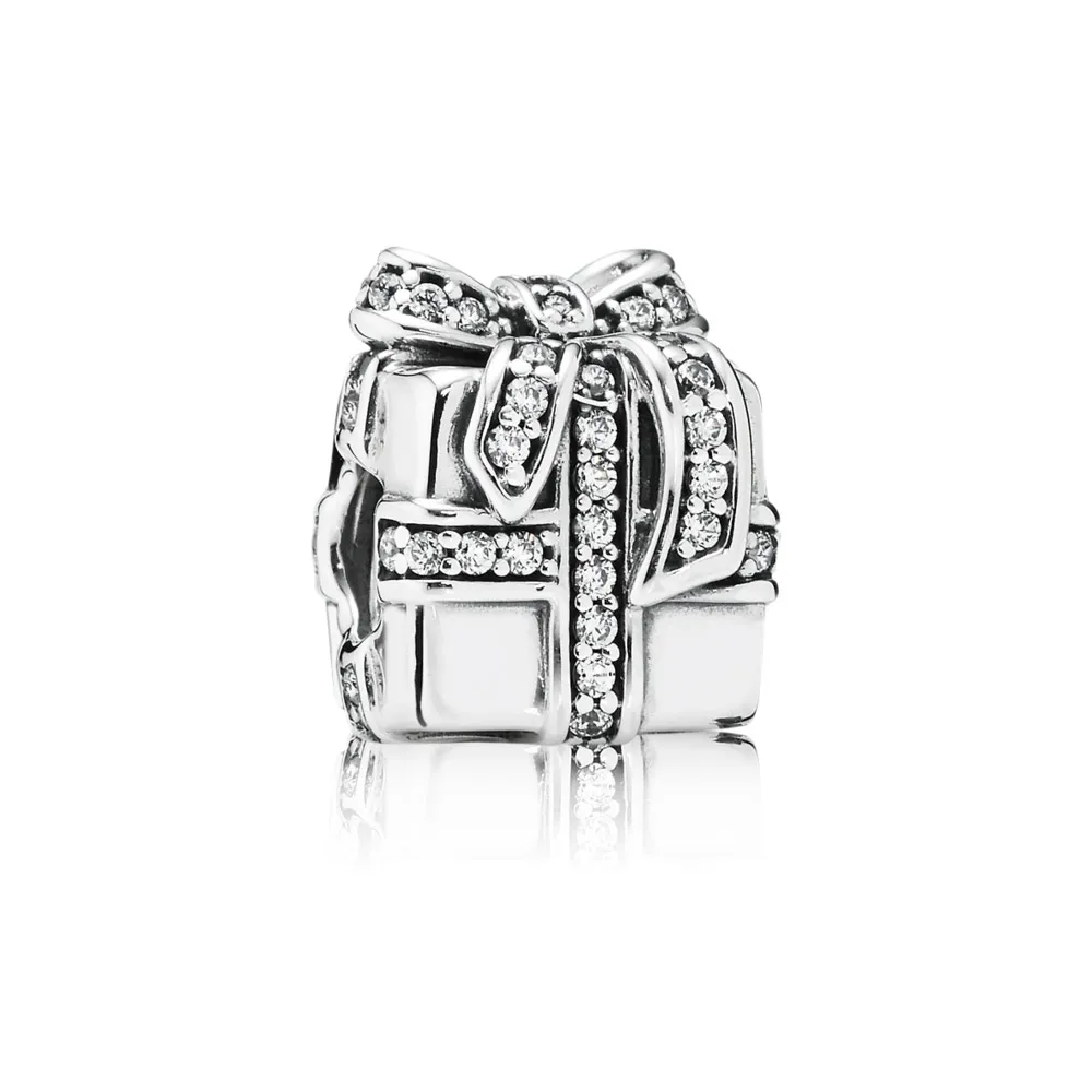 talisman surpriză strălucitoare din argint 925 şi zirconiu cubic pandora