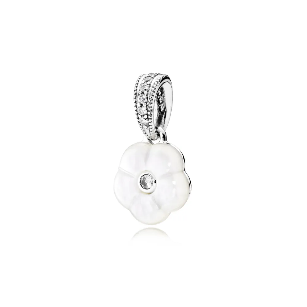luminous floral pendant pandora