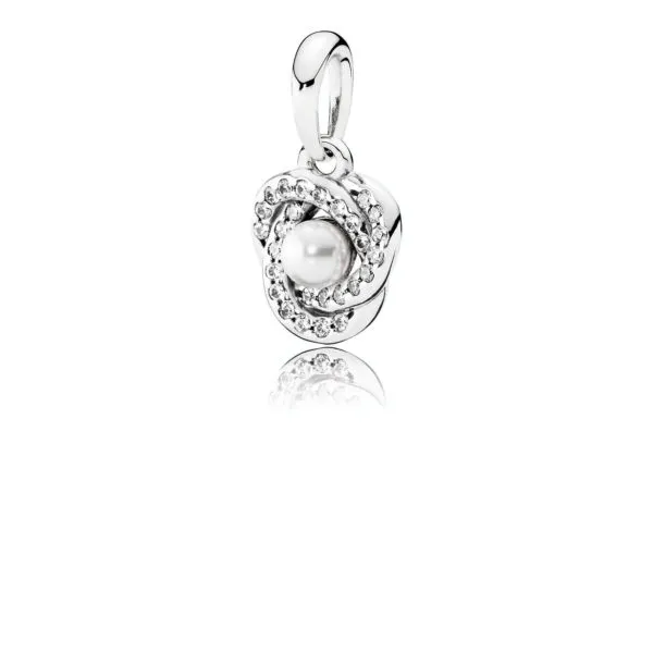 pandantiv pandora nodul de dragoste luminos din argint 390401wcp