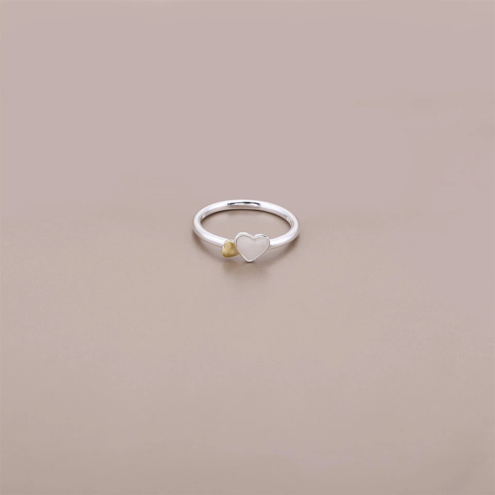Luminous Hearts Ring - 190998MOP - Inele PANDORA