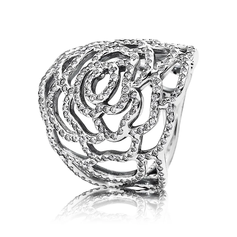 Pandantiv PANDORA, Trandafir strălucitor din argint