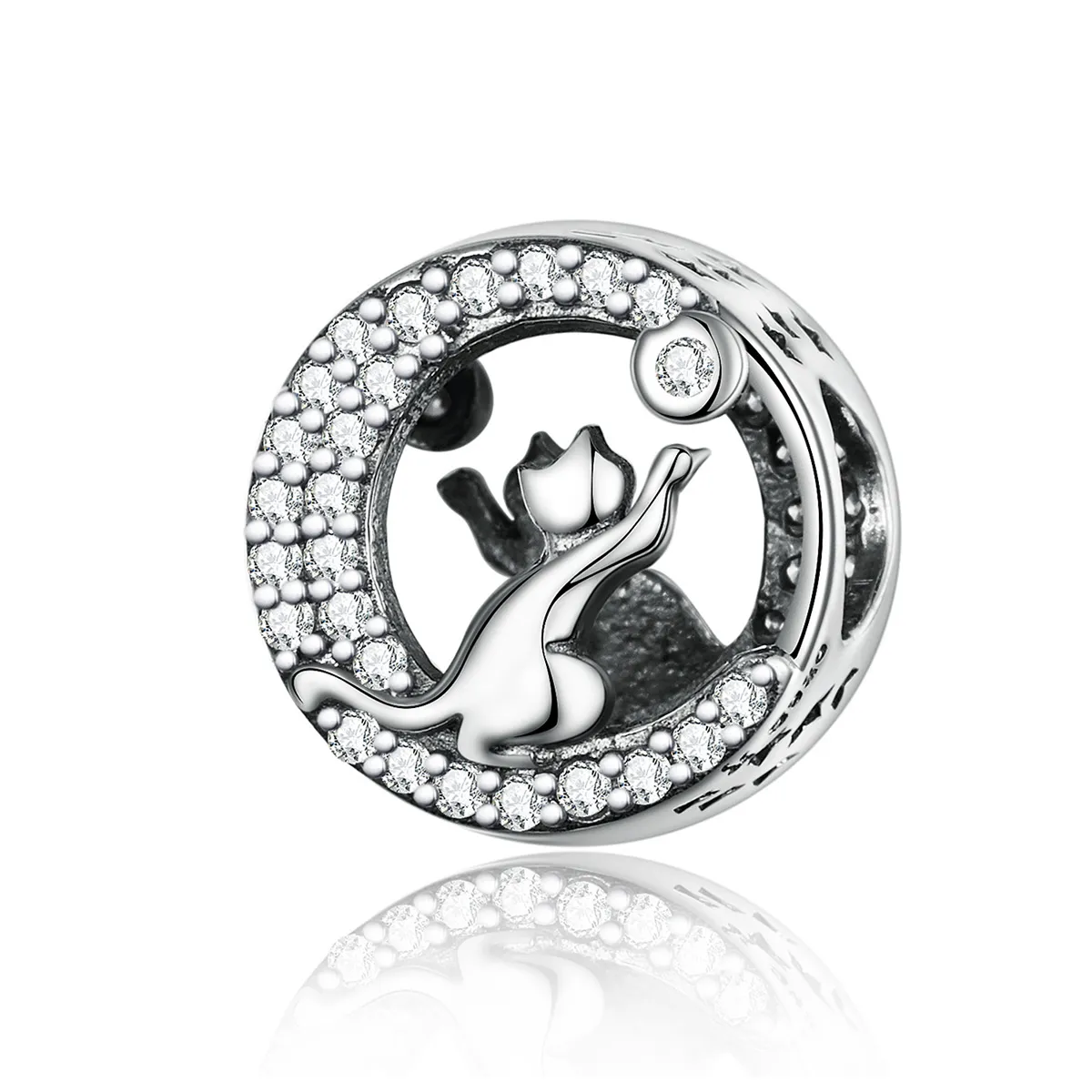 Talisman Tip Pandora Pisoi fericit din argint - SCC1203