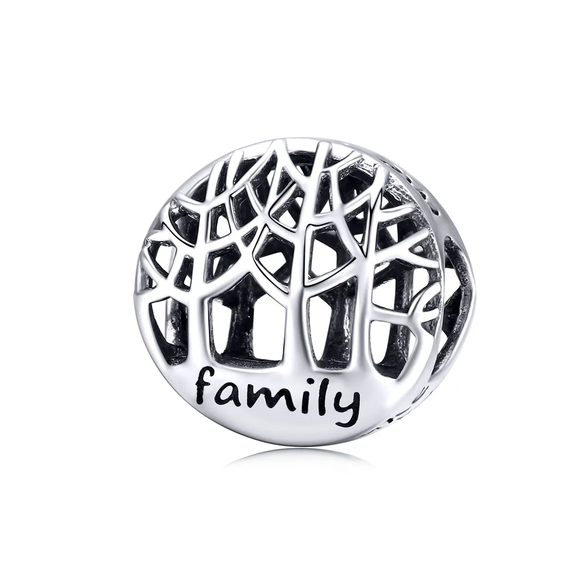 Talisman Tip Pandora Pădurea familiei din argint - SCC1144