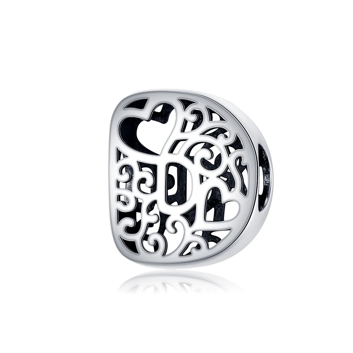 Talisman Tip Pandora Scrisoarea magică D din argint - SCC1229-D