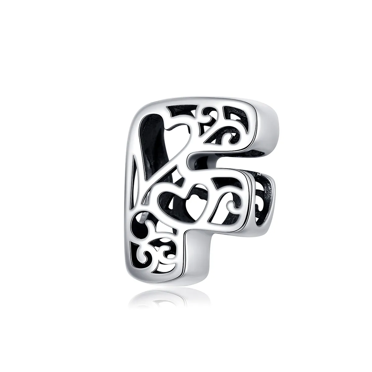 Talisman Tip Pandora Scrisoarea magică F din argint - SCC1229-F