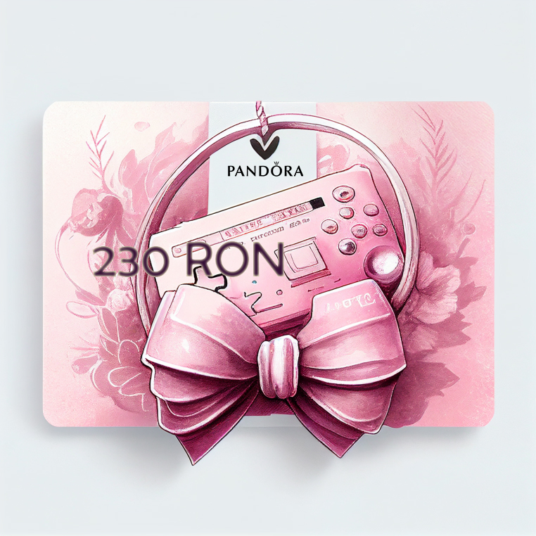 Carte cadou electronică PANDORA în valoare de 230 de lei - GIFT-002