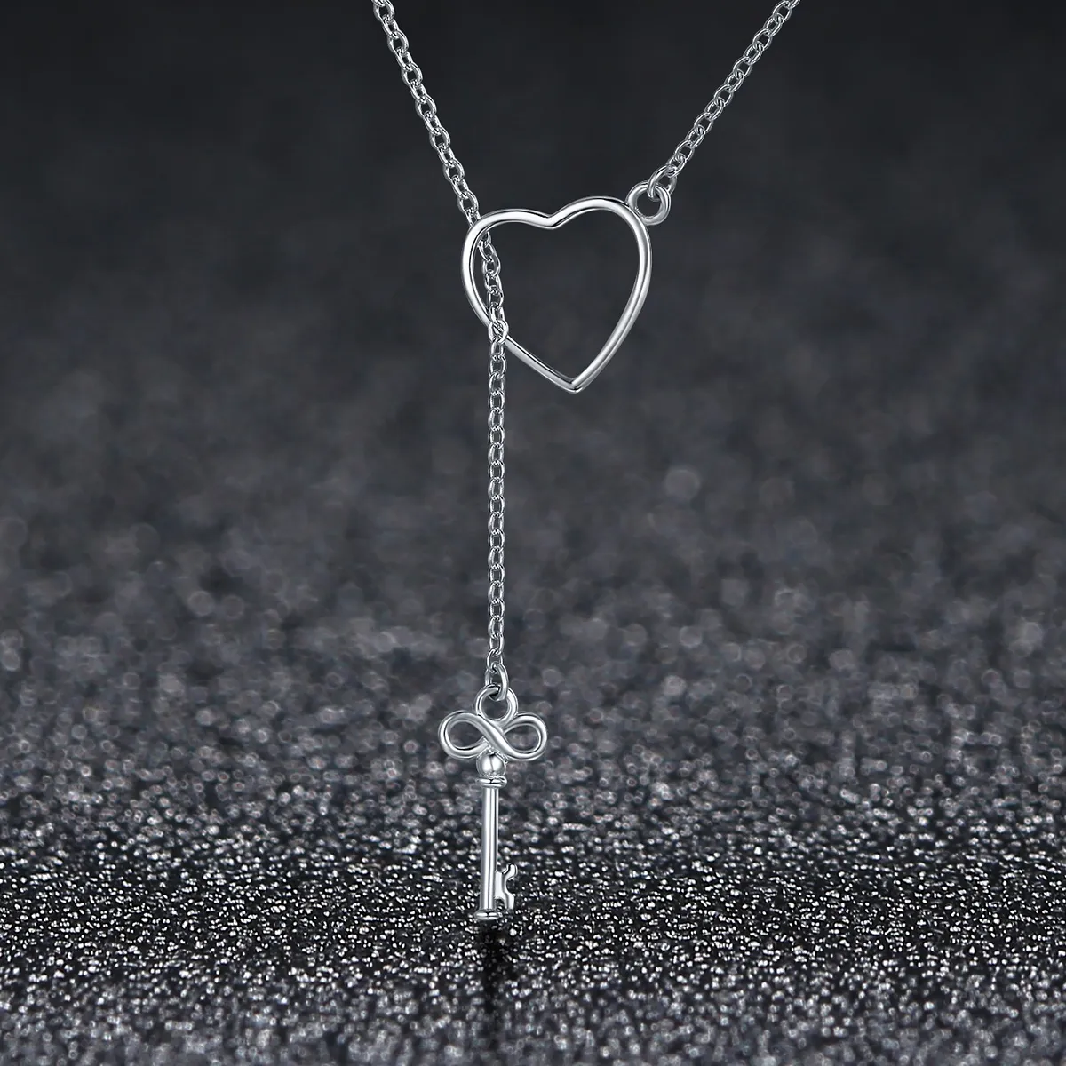 Colier Tip Pandora cu Deschide-ti inima din argint - SCN107