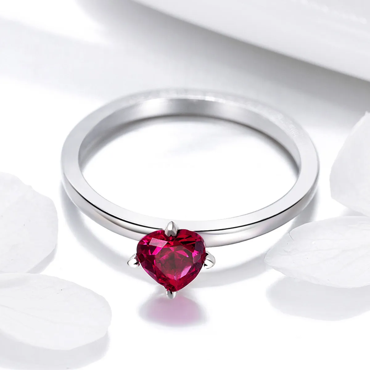 Inel Tip Pandora cu Bătăile inimii din argint - SCR389