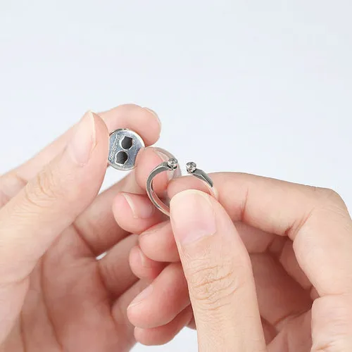 (imagine pentru) Inel Tip Pandora cu Fluture detașabil din argint - SCR014 - Vizualizare 3